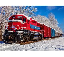 Bluebird - 1500 darabos - 70282 - Red Train In The Snow